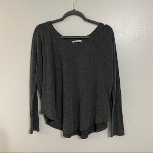 Bella Dahl super soft, gray sweater